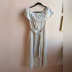 GAP Multicolor Striped Maxi Dress